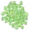 25 Peridot 5mm Bicone Swarovski